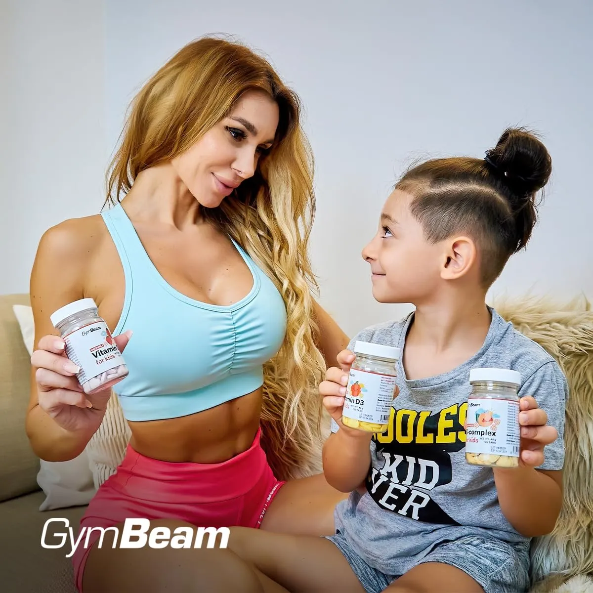 GymBeam B-Complex masticabili 120 cpr albicocca