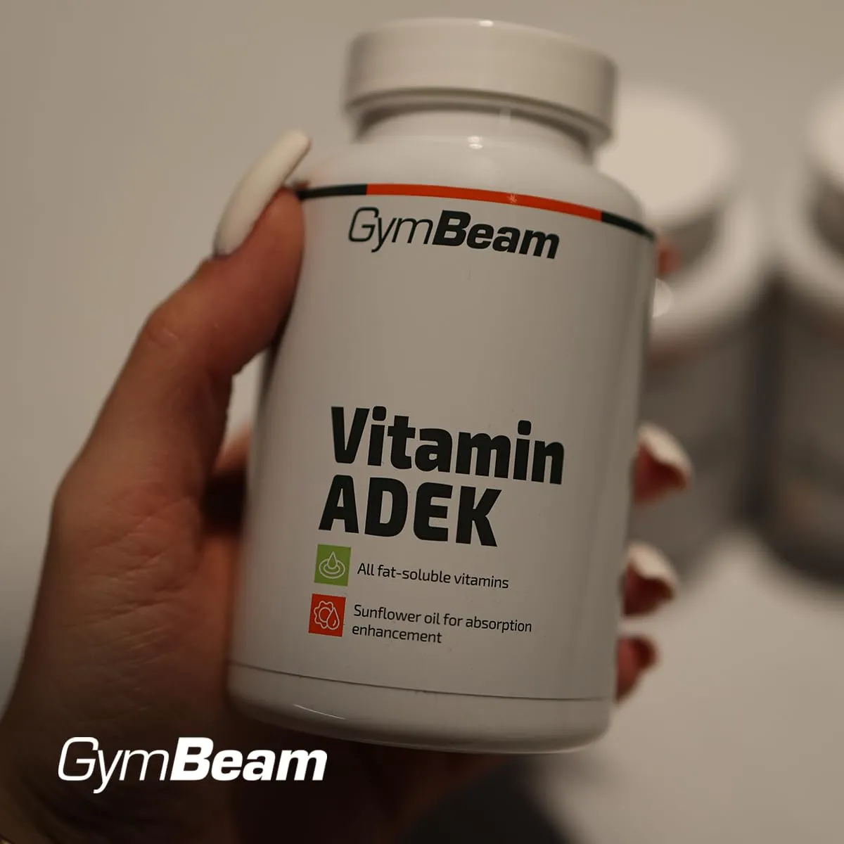 GymBeam Vitamina ADEK Integratore 90 Capsule per Ossa