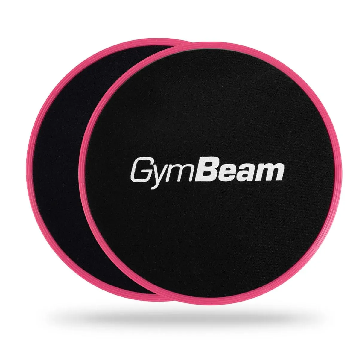 GymBeam Sliders dischi scorrevoli fitness neri 2 pezzi