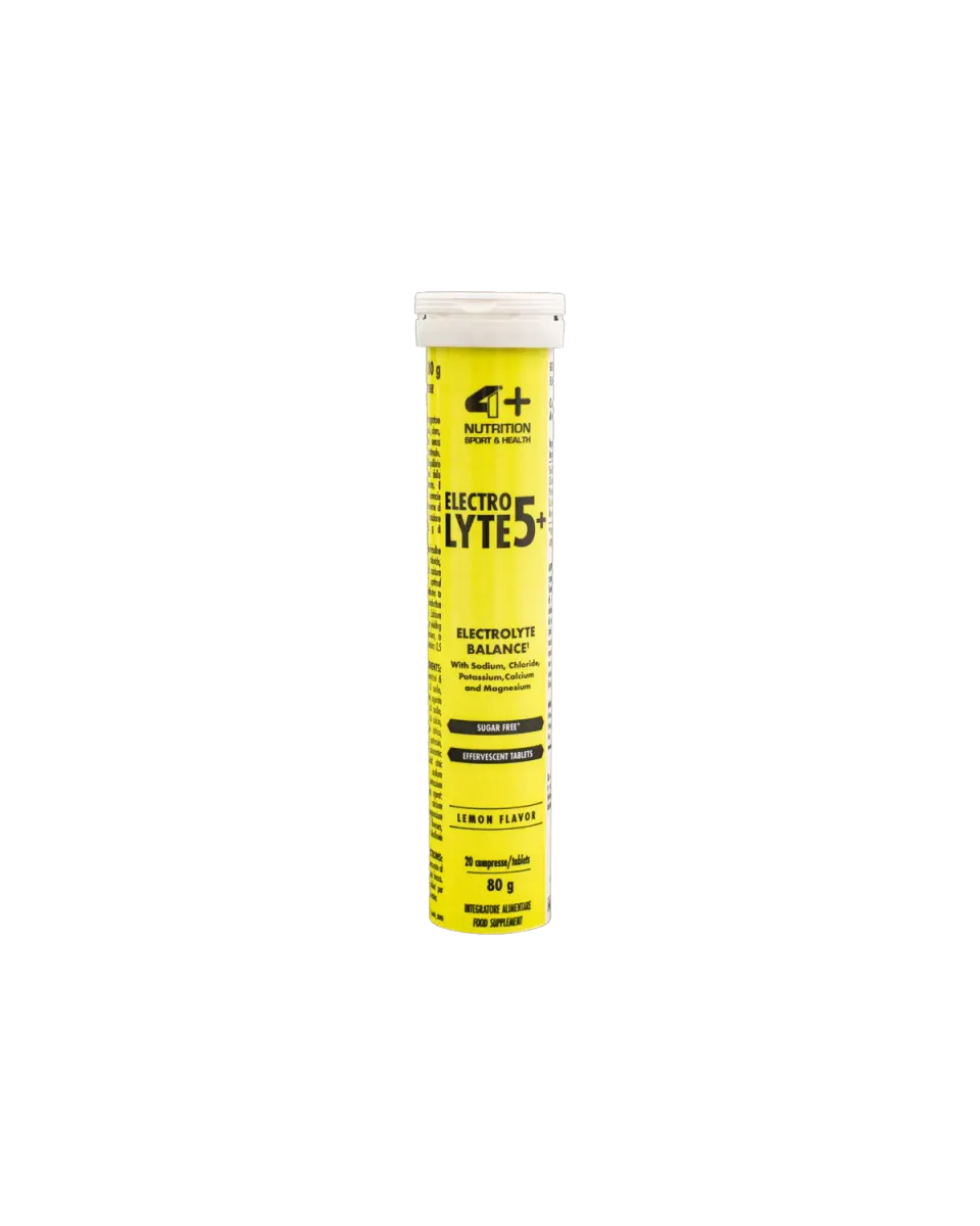 4 Plus Nutrition ELECTROLYTE 5+ Sali Minerali 20 Compresse Lemon