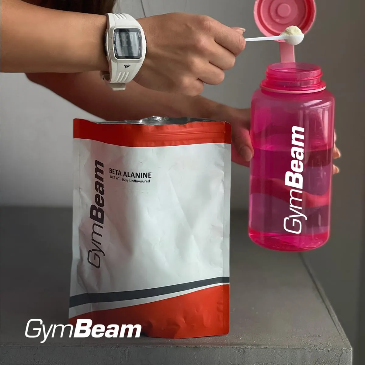 GymBeam Beta Alanina Neutro 250 g polvere pre-workout