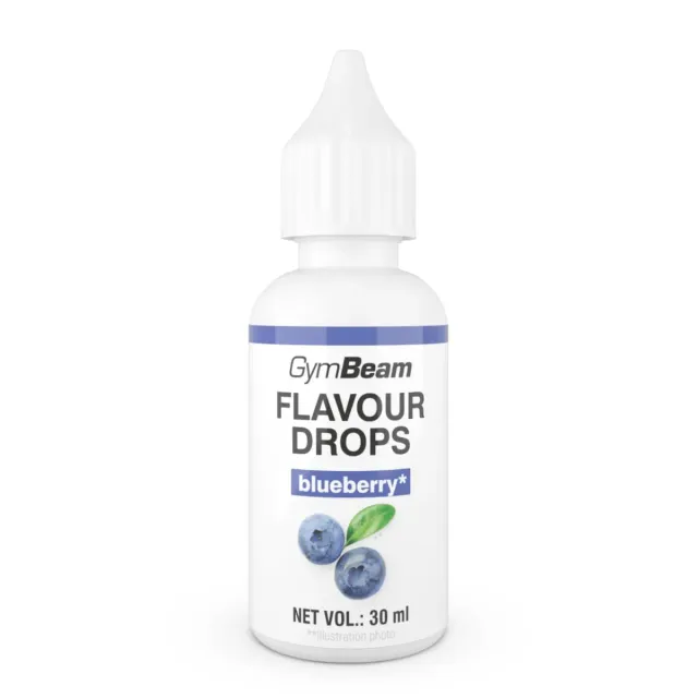 GymBeam Flavor Drops Dolcificante Blueberry Zero Calorie 30 ml