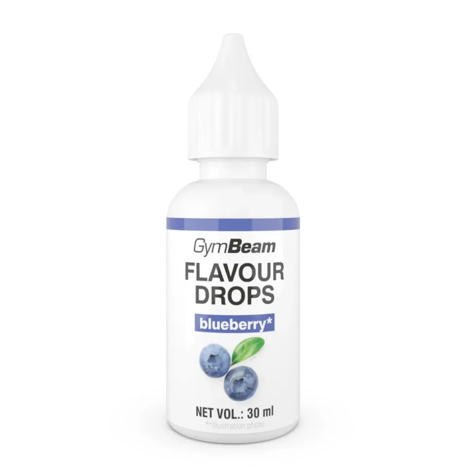 GymBeam Flavor Drops Dolcificante Blueberry Zero Calorie 30 ml
