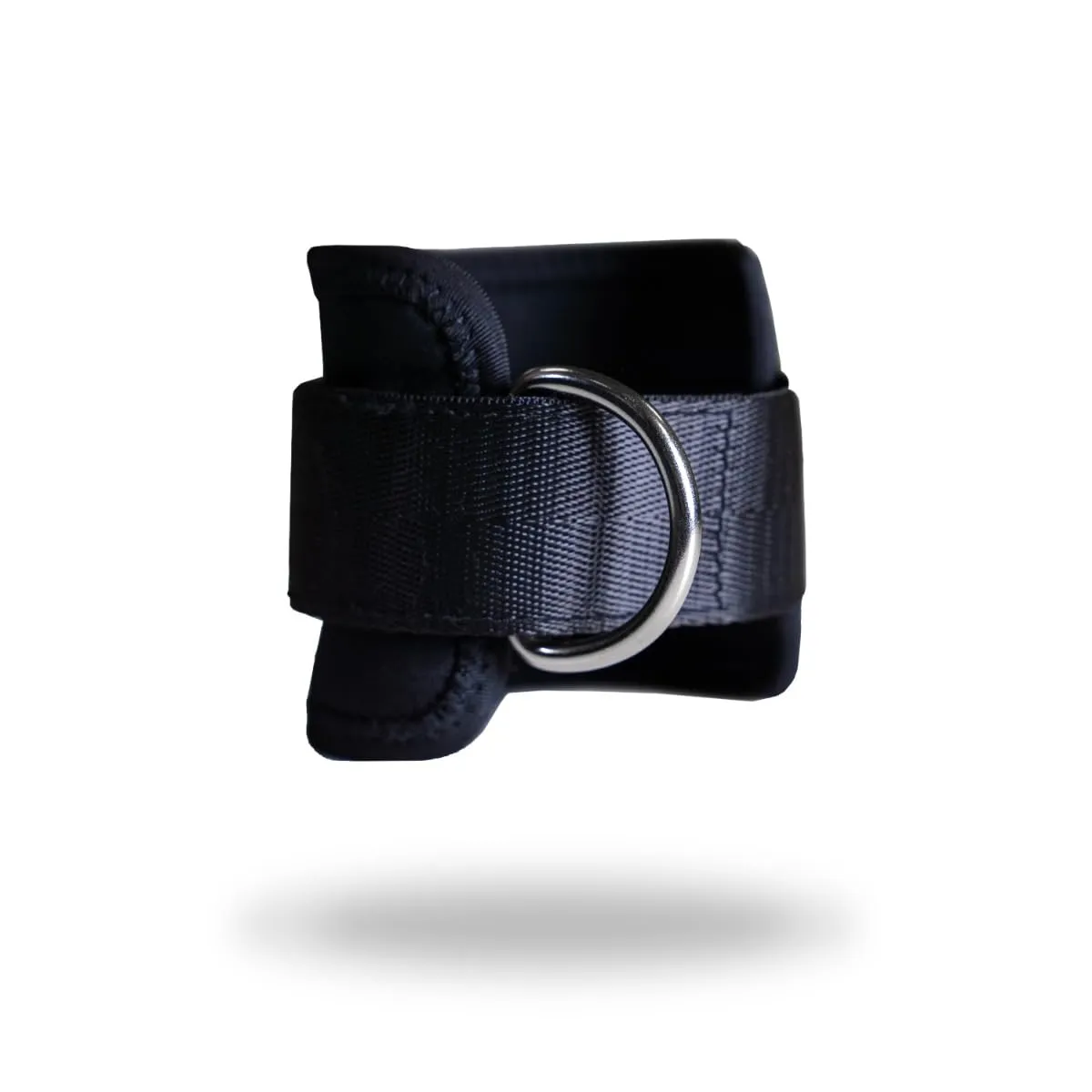GymBeam Black cavigliere palestra coppia velcro acciaio