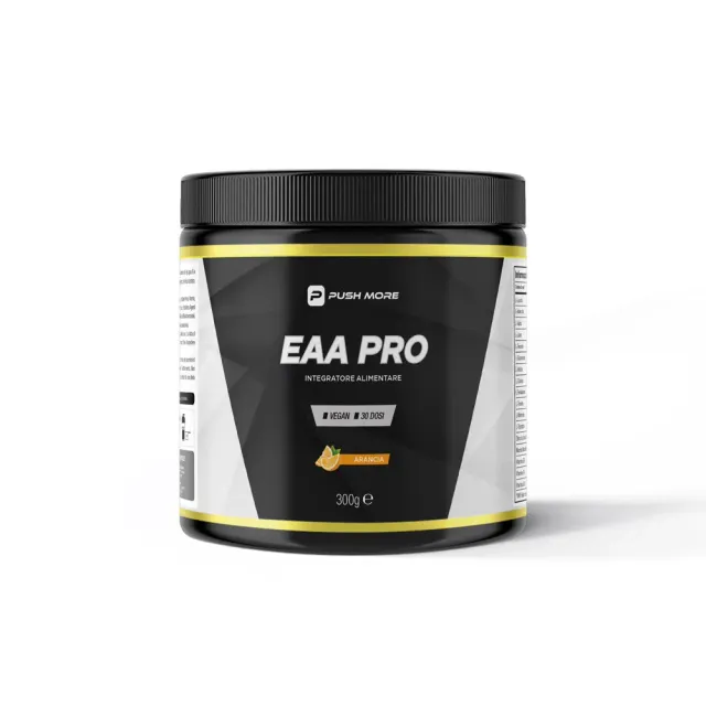 Push More EAA Pro Aminoacidi Essenziali 300 g Arancia