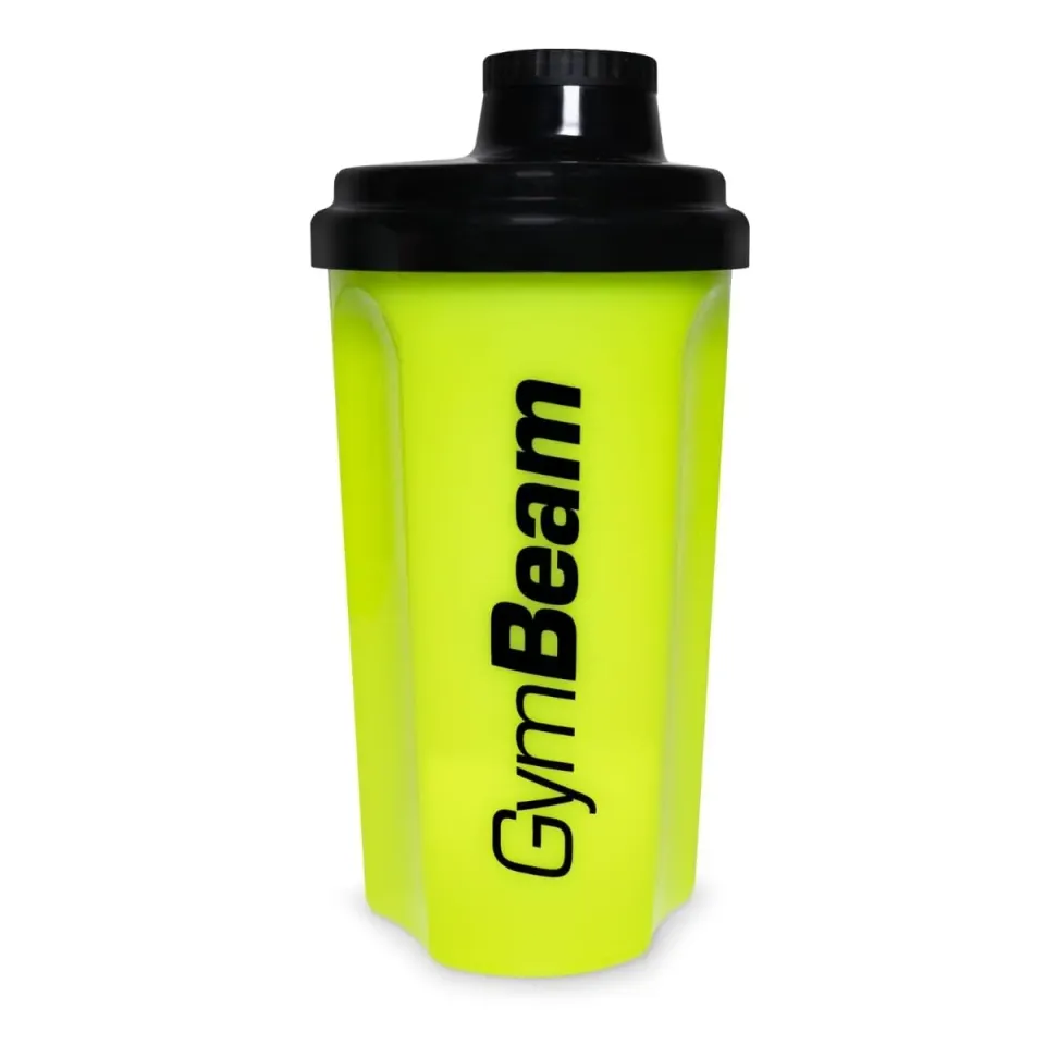GymBeam Shaker Proteine 700ml giallo antigrumi