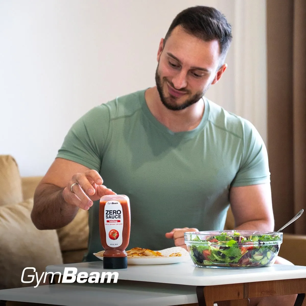 GymBeam Salsa Zero Ketchup zero zuccheri 320 ml vegano