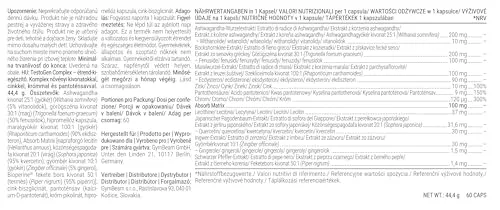 GymBeam TestoGen Complex capsule testobooster vegano zinco