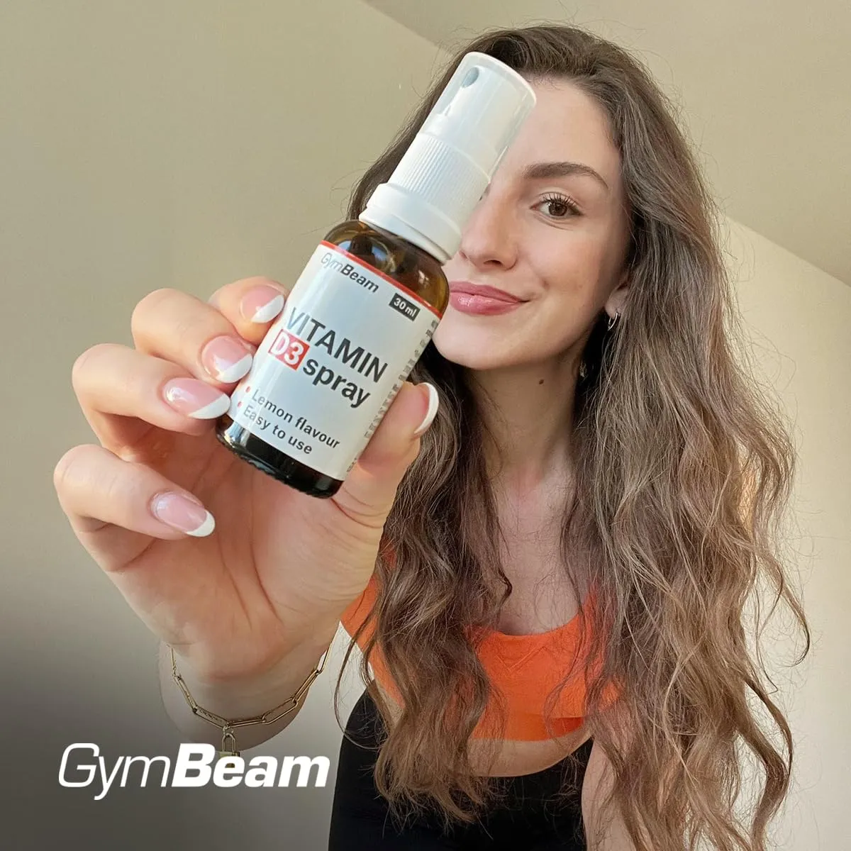 GymBeam Vitamina D3 Spray agrumi 30 ml 428 spruzzi