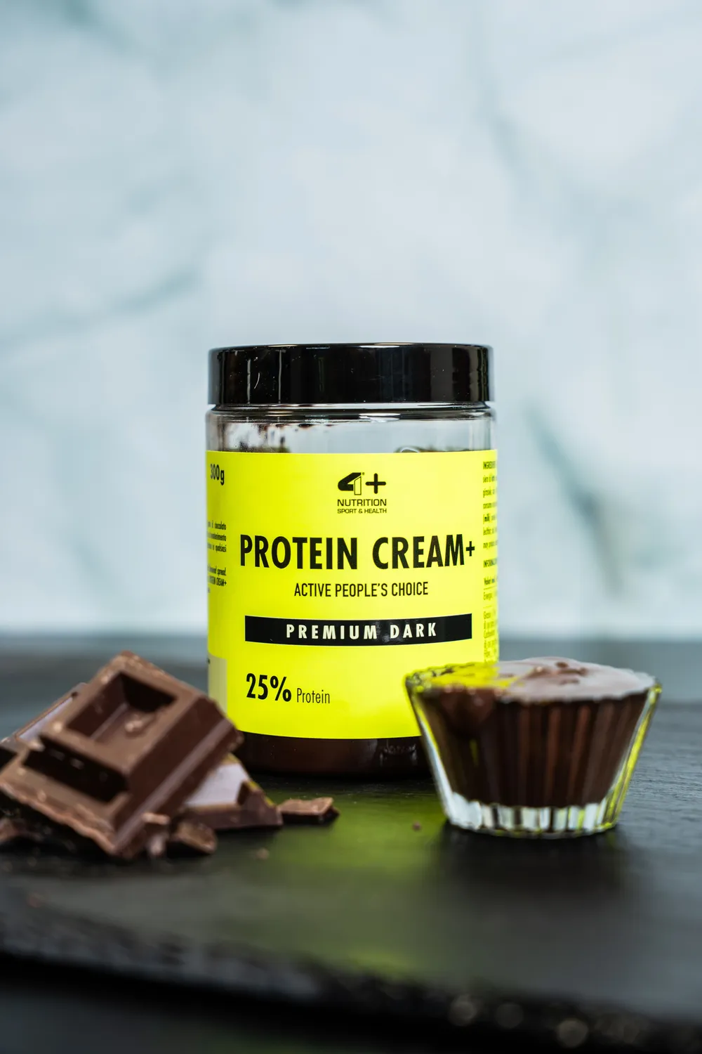 4 Plus Nutrition Protein Cream+ crema 300 g proteica fondente