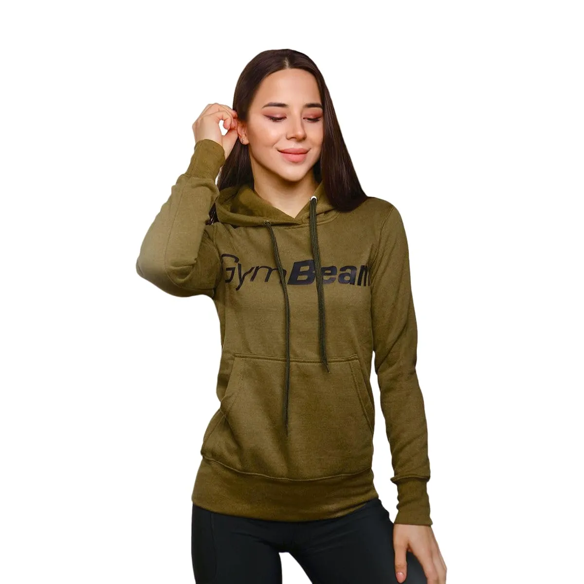 GymBeam Athlete Felpa Donna con Cappuccio Cotone