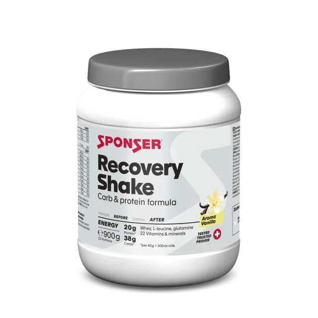 Sponser Recovery Shake proteine recupero vaniglia 900 g