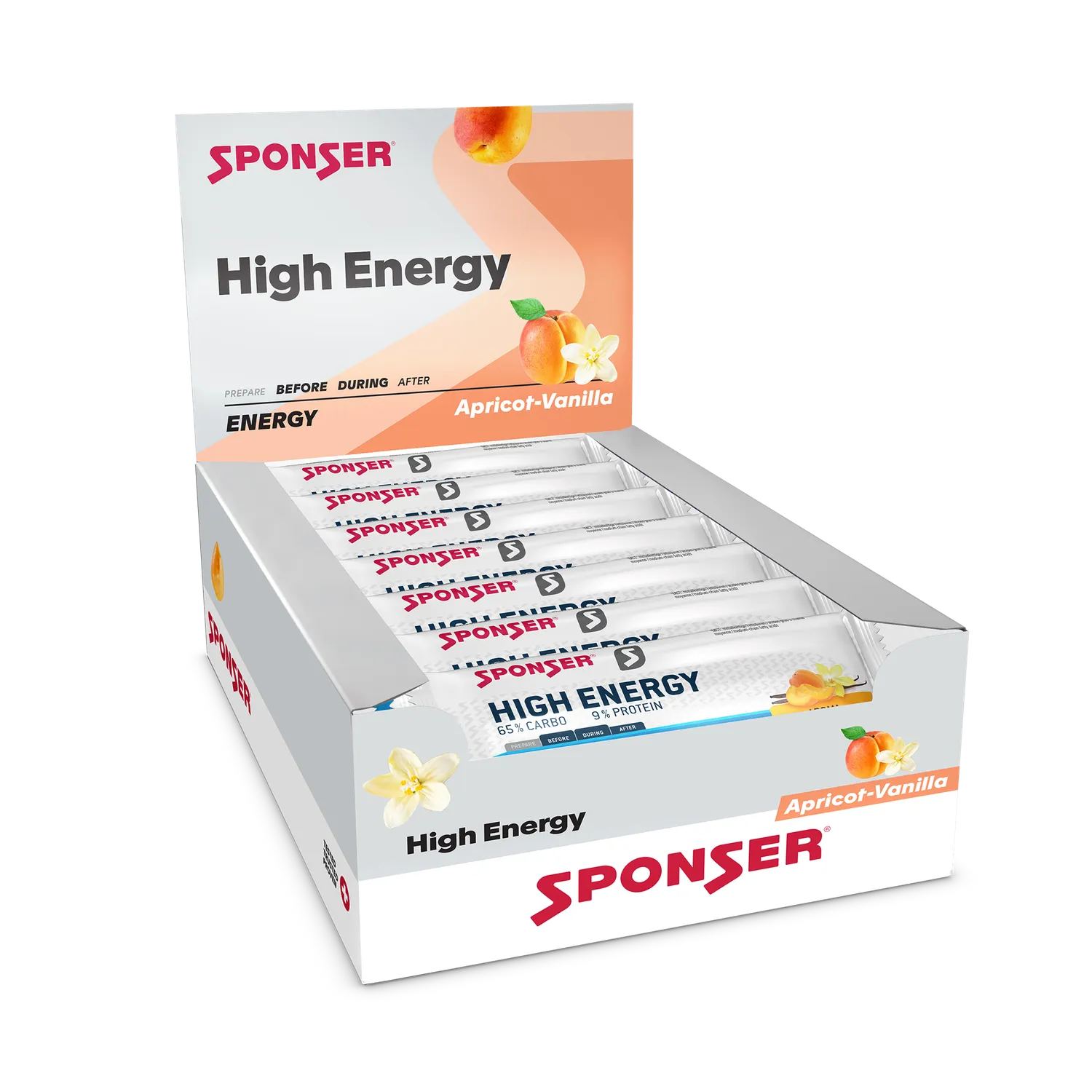 Sponser High Energy Bar Albicocca-Vaniglia barretta 45 g