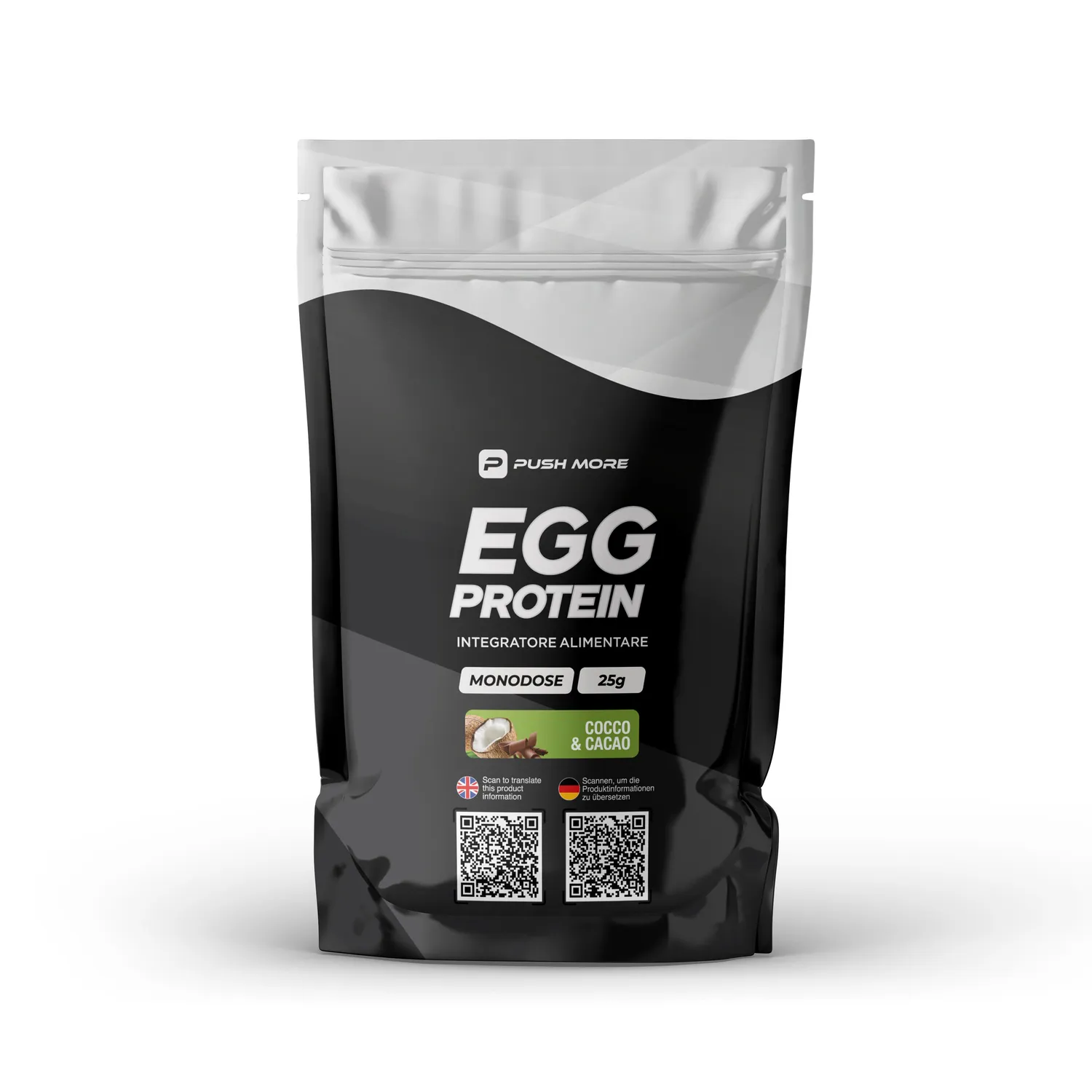 Push More Egg Protein Campioncino Proteine Uovo 25 g