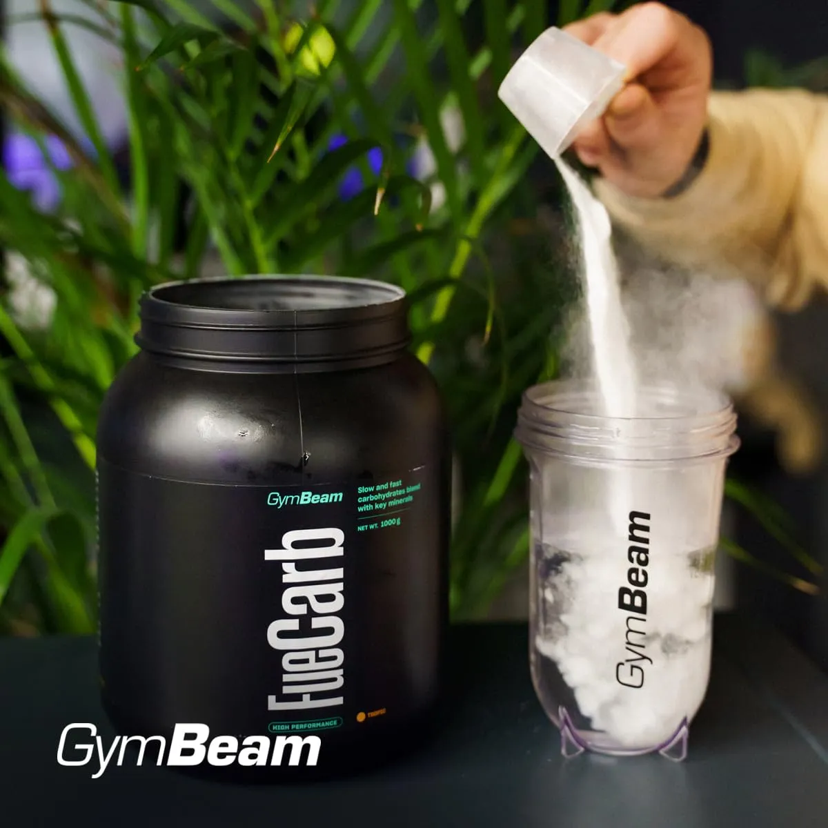GymBeam FueCarb carbo mix 1000 g gusto Tropicale