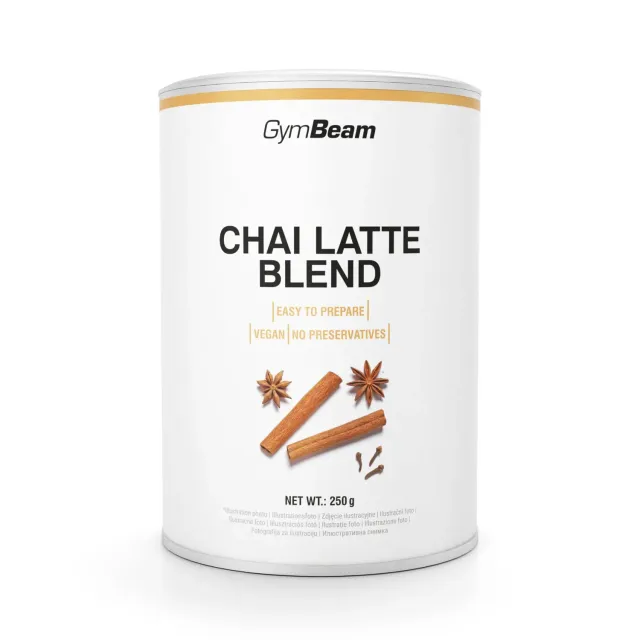 GymBeam Chai Latte miscela 250 g tè nero speziato