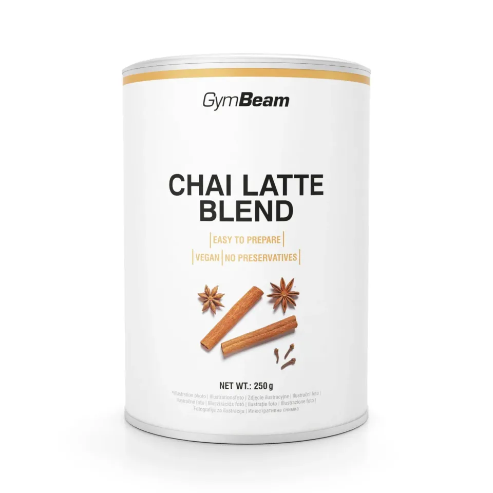 GymBeam Chai Latte miscela 250 g tè nero speziato