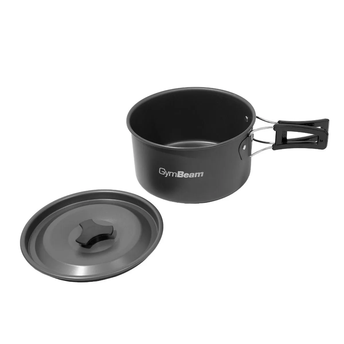 GymBeam Set Pentole Campeggio Alluminio 3 Pezzi