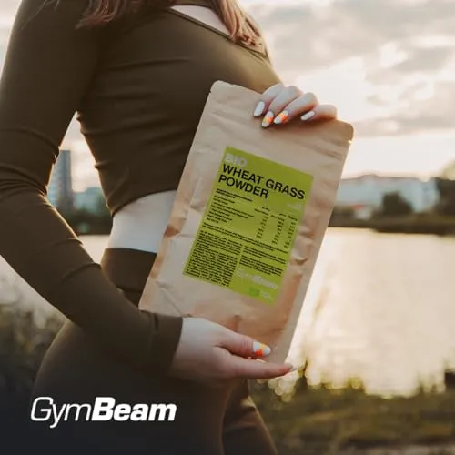 GymBeam Erba di Grano BIO polvere 200g superfood vegano
