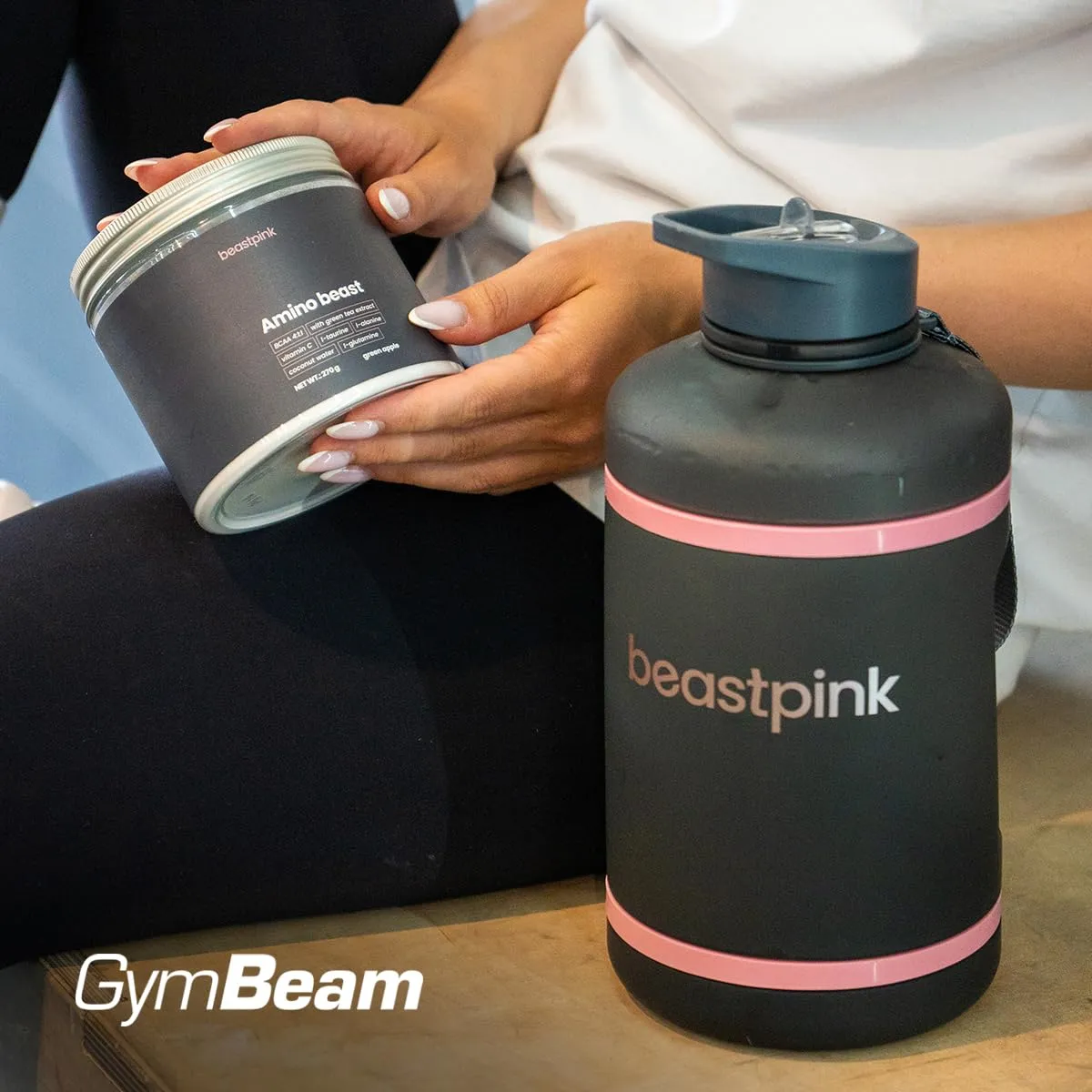 GymBeam Amino Beast Aminoacidi Mela Verde 270 g 14 Mix