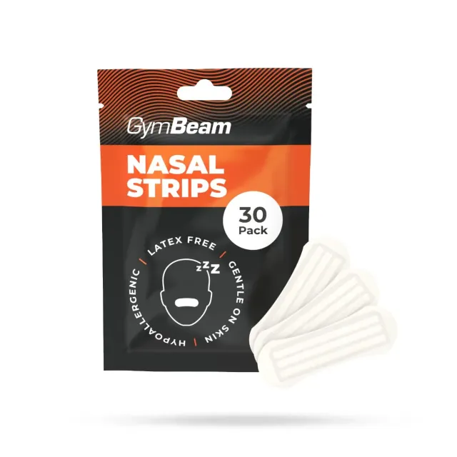 GymBeam Cerotti Nasali Nose Strips 30 Pezzi Sport