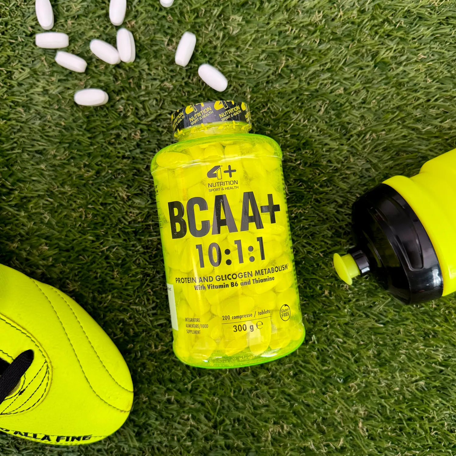 4 Plus Nutrition BCAA+ 10:1:1 compresse 200 cpr alta leucina