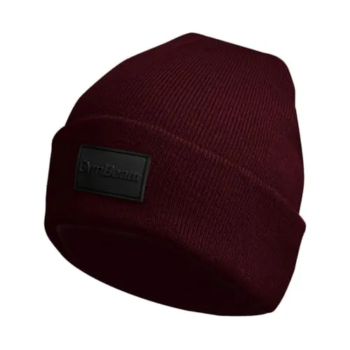 GymBeam Polar Beanie berretto pile Burgundy