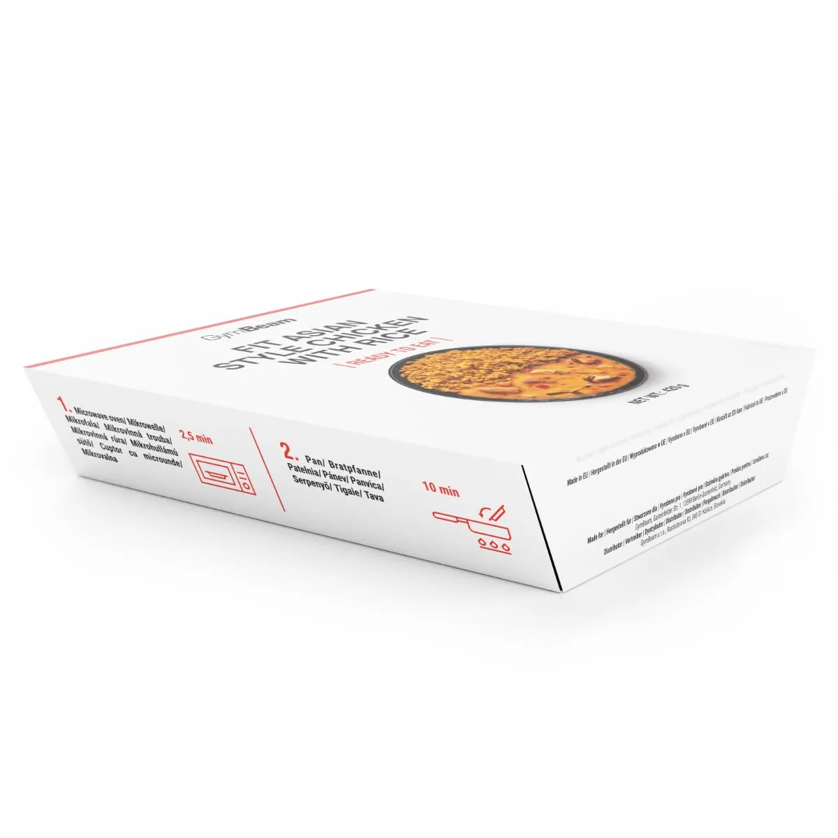 GymBeam Pollo Asiatico pasto proteico 420 g cocco