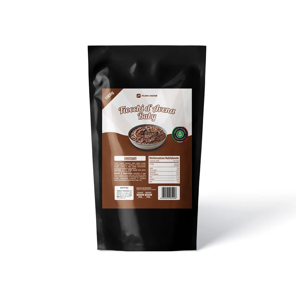 Push More Fiocchi Avena Baby Istantanei 1 kg Ricchi Fibre