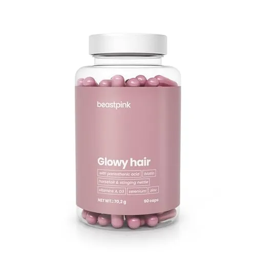 GymBeam Glowy Hair integratore capelli 90 capsule biotina