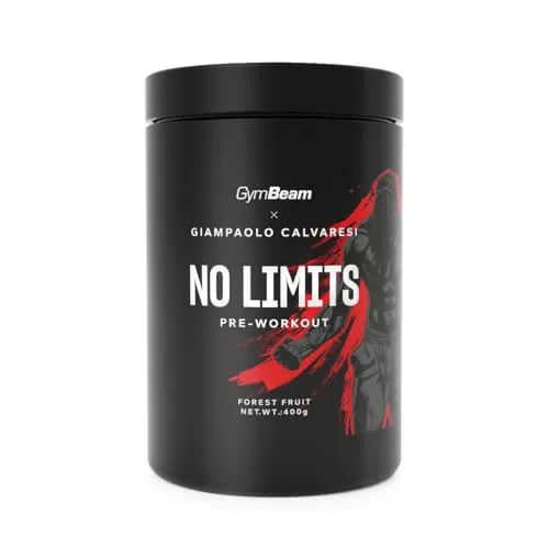 GymBeam No Limits Pre-Workout Polvere 400 g Caffeina