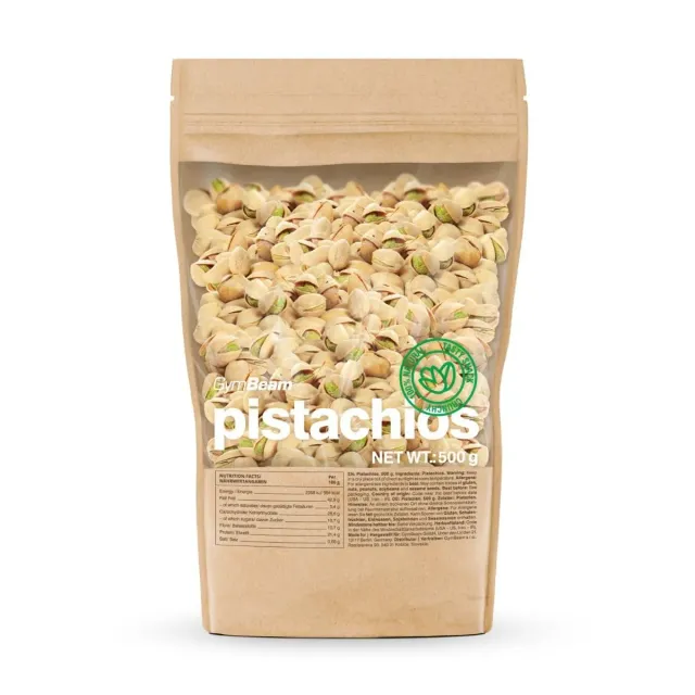 GymBeam Pistacchi Non Salati Crudi 500g Verdi