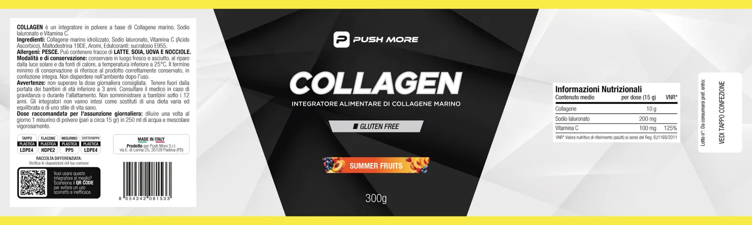 Push More RIV Collagen integratore 300g passion fruit