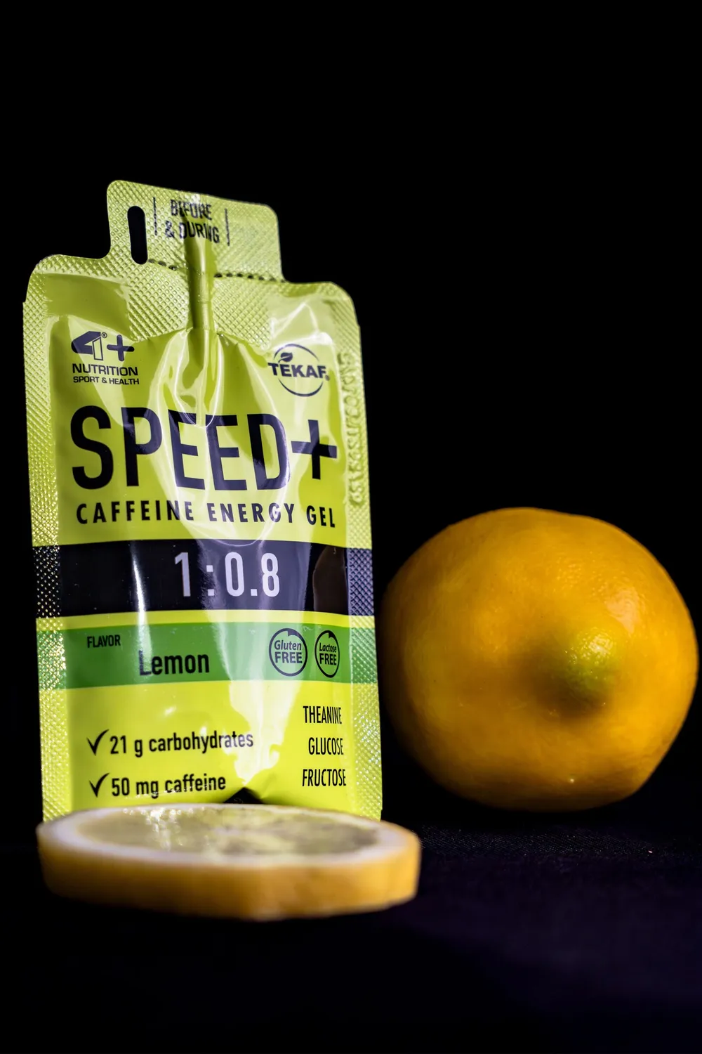4 Plus Nutrition Speed+ Gel Energetico 50 ml Lemon Caffeina