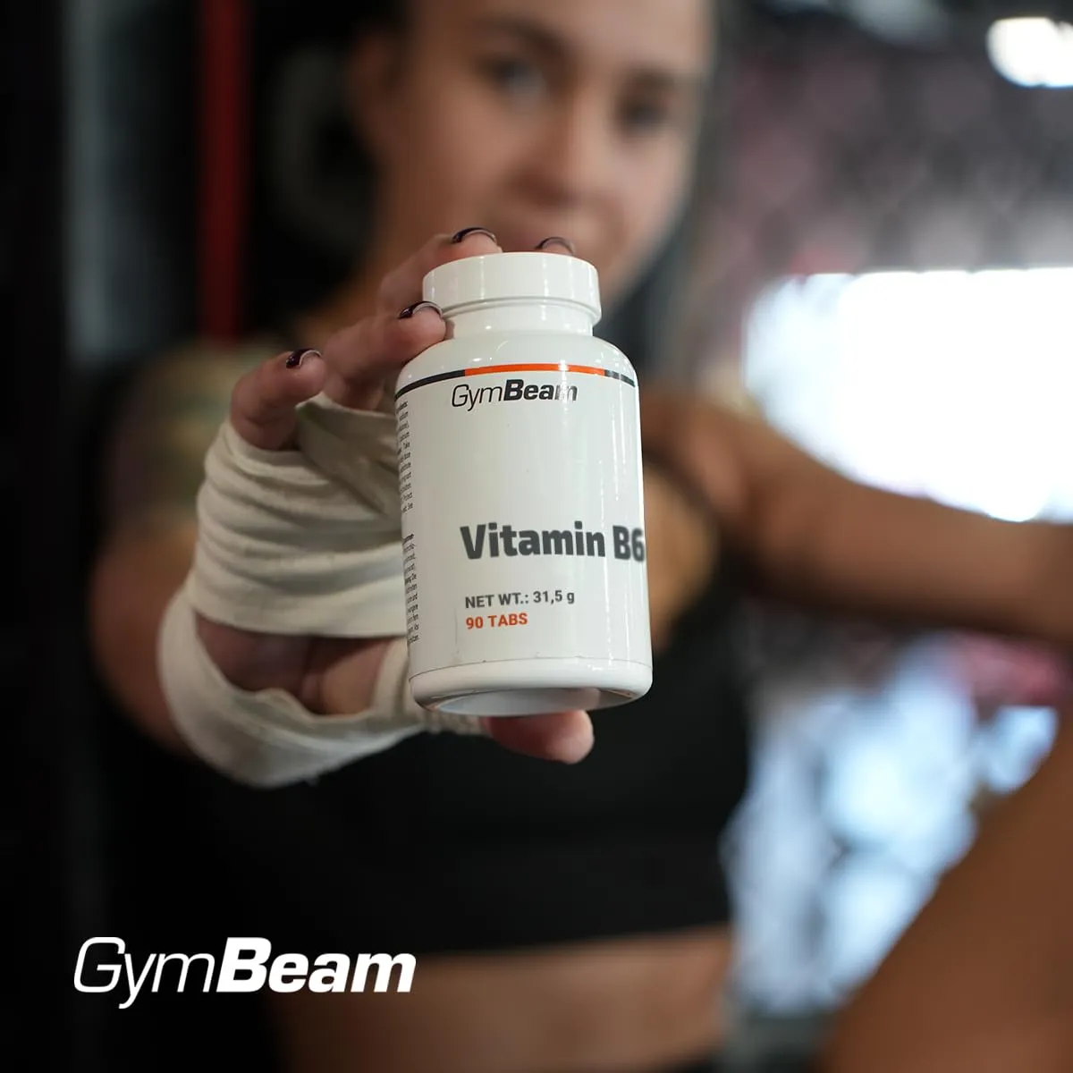 GymBeam Vitamina B6 Integratore 90 Compresse Fatica