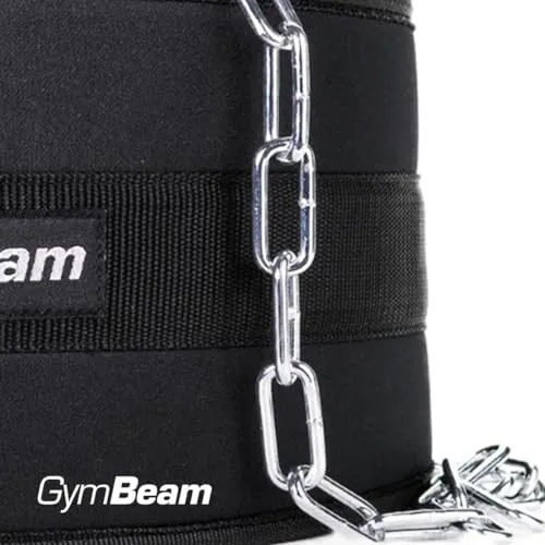 GymBeam Dip Belt Cintura Pesi EVA 50 kg con Catena