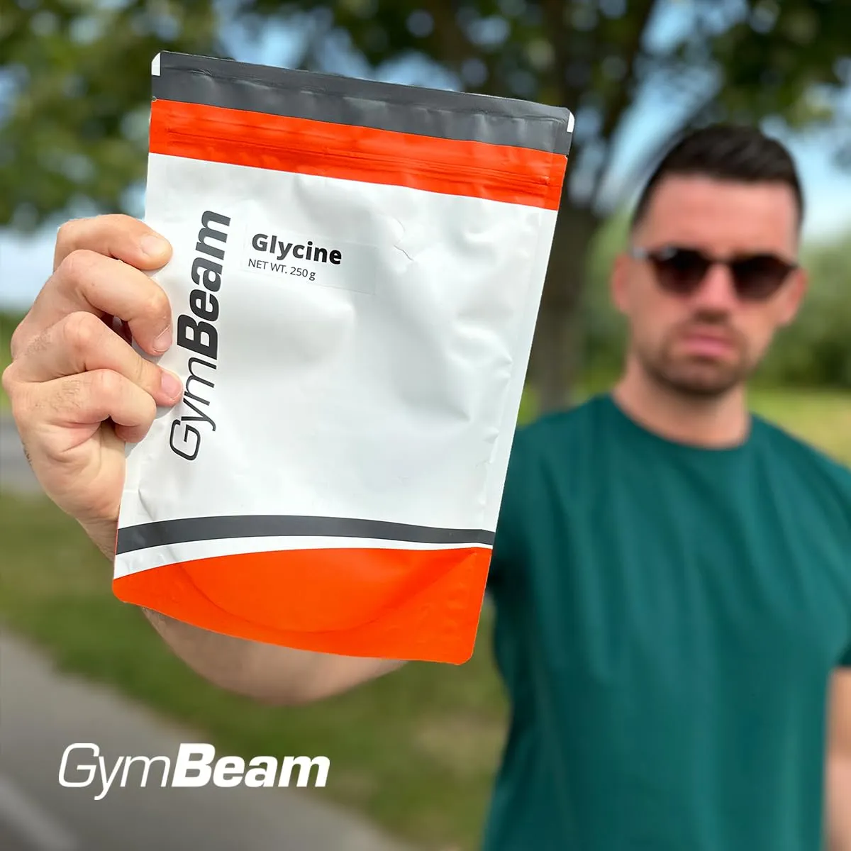 GymBeam Glicina polvere 250 g pura senza additivi
