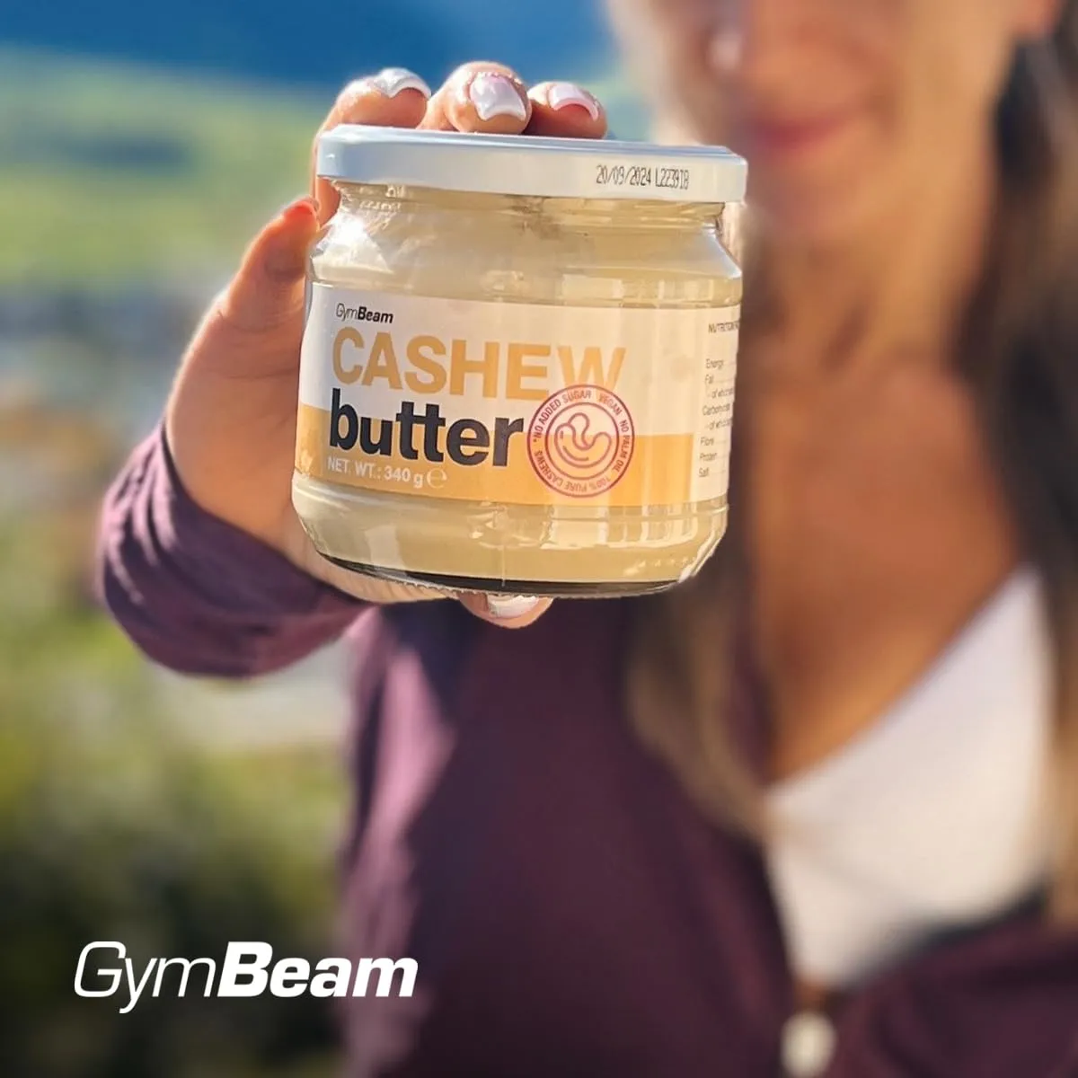 GymBeam Burro Anacardi Crema Spalmabile 340 g Naturale