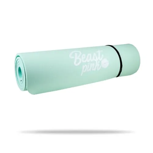 GymBeam Tappetino Yoga Mint 183x61x1 cm antiscivolo