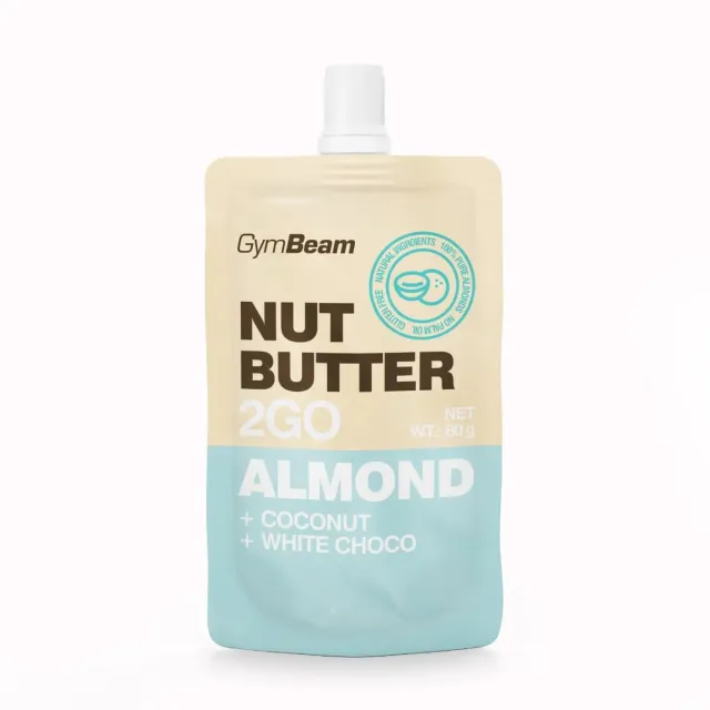 GymBeam Burro Mandorle Cocco Cioccolato 15x80 g Squeeze