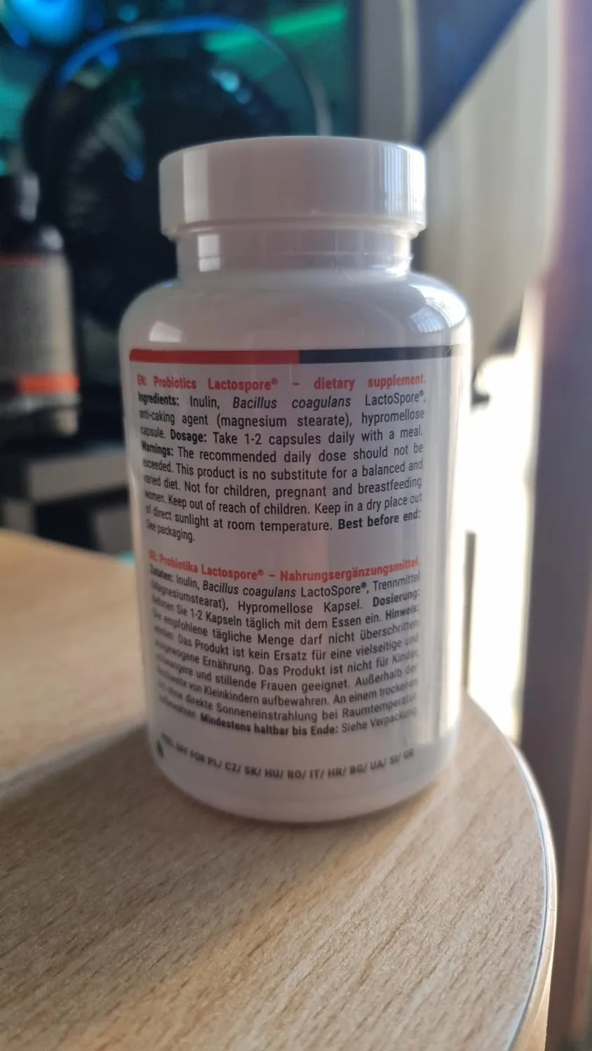 GymBeam Probiotici Lactospore 90 cps Bacillus Coagulans