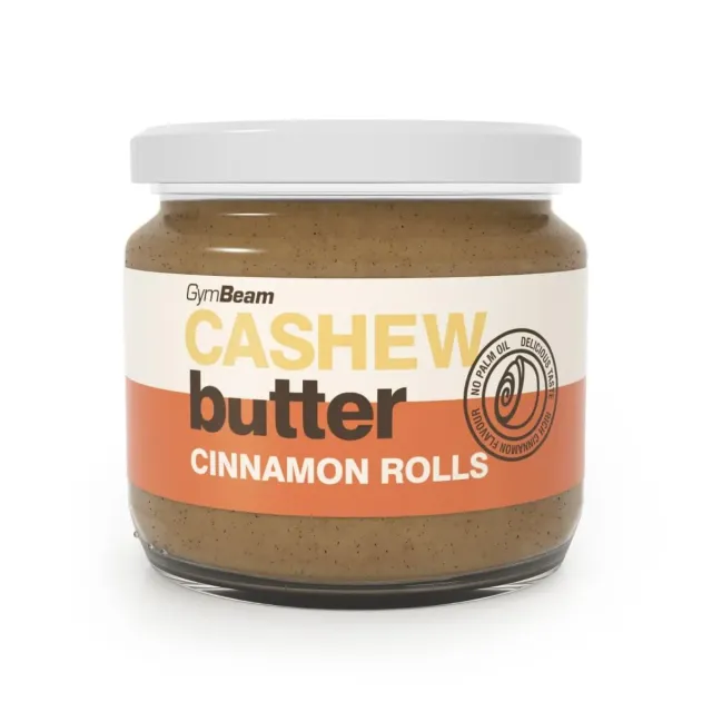 GymBeam Burro Anacardi Cinnamon Rolls 340 g Dolce