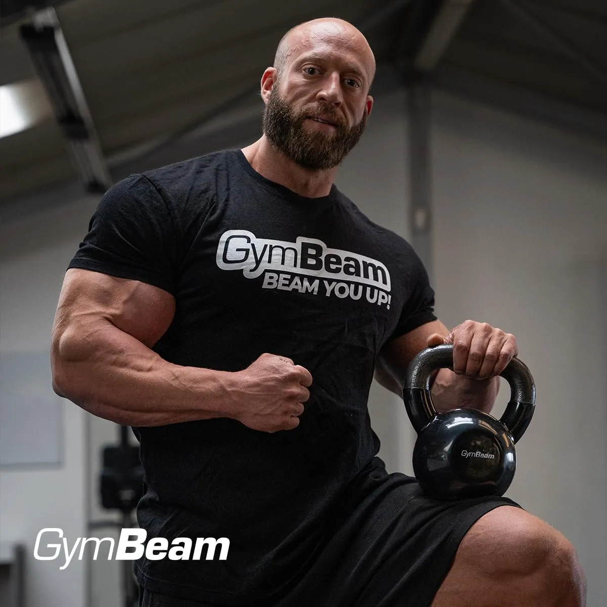 GymBeam Kettlebell professionale ferro vinile 4-20 kg