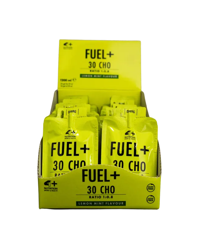 4 Plus Nutrition Fuel+ 30 CHO gel 50 ml Lemon Mint energetico