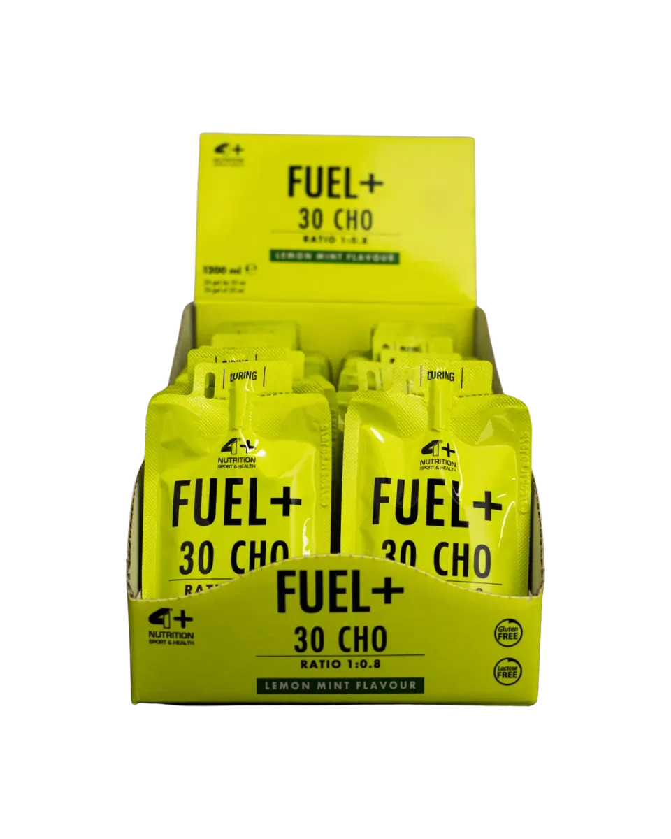 4 Plus Nutrition Fuel+ 30 CHO gel 50 ml Lemon Mint energetico