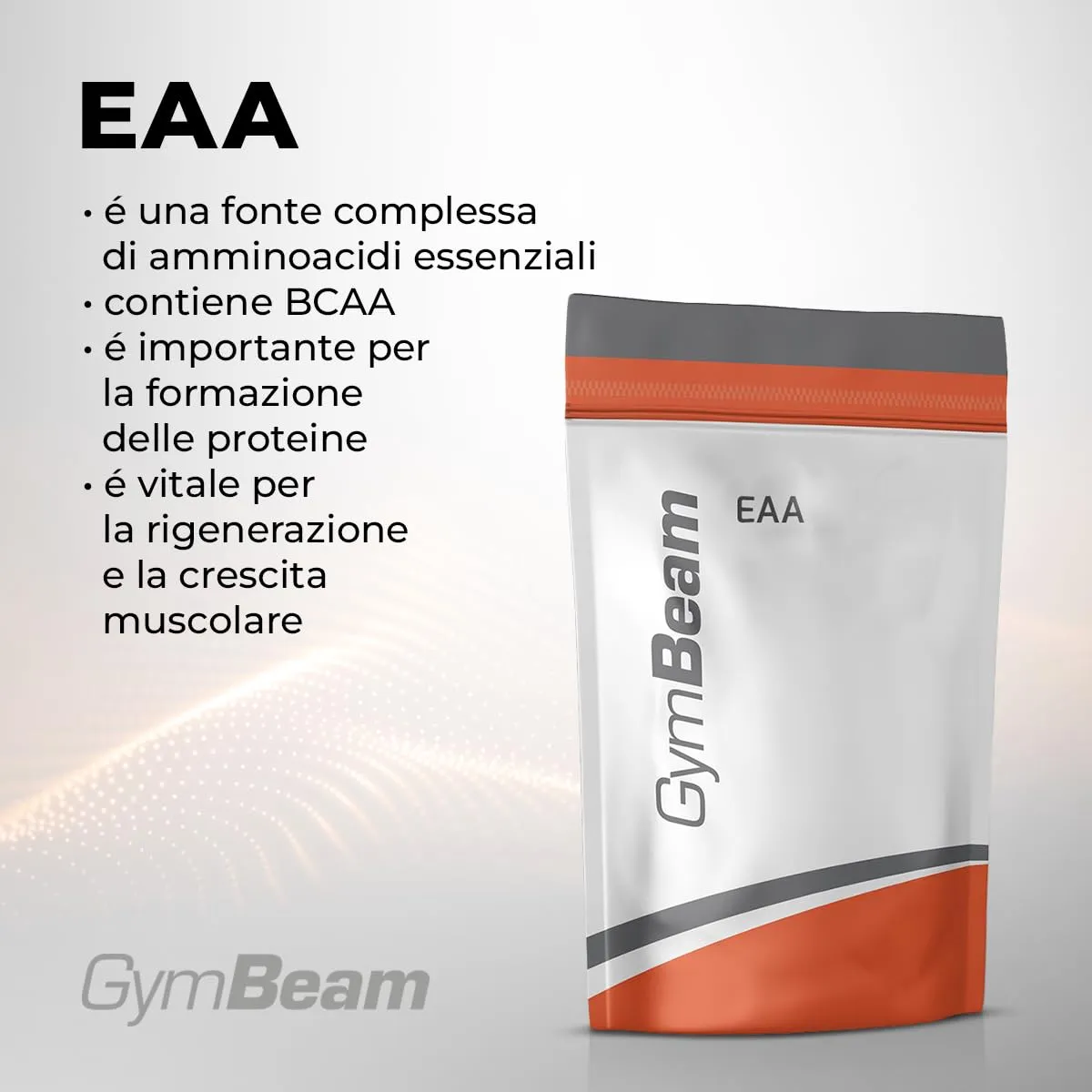 GymBeam EAA Limone Lime 500 g polvere recupero muscolare