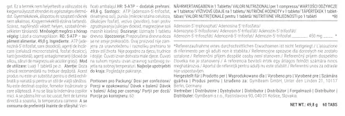 Gym Beam 5-ATP integratore compresse 450 mg vegano