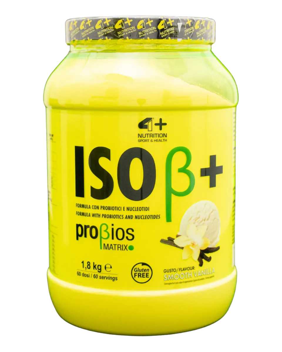 4 Plus Nutrition ISOβ+ Proteine Isolate 900 g Senza Glutine
