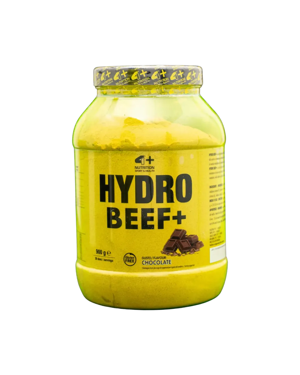 4 Plus Nutrition Hydro Beef+ proteine manzo 900 g cioccolato