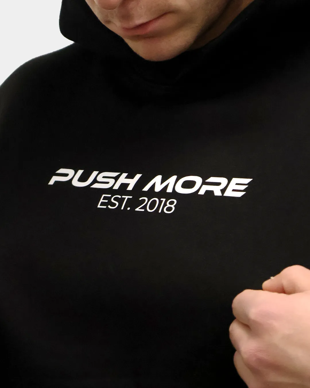 Push More Oversize Hoodie felpa cotone streetwear
